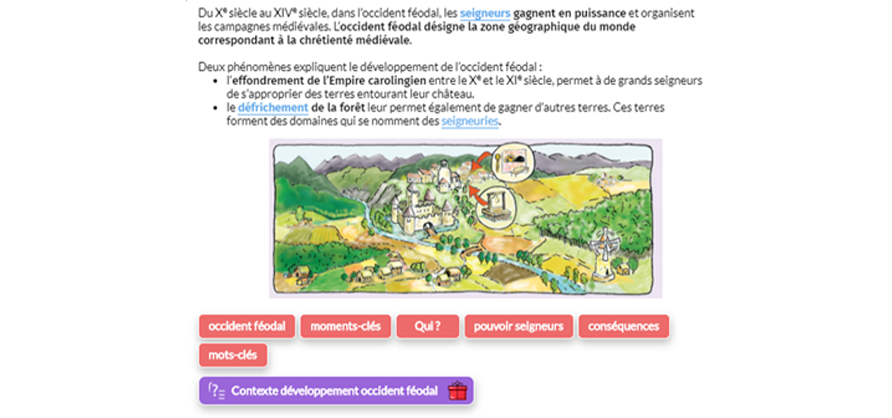 Jules : Exemple d'une connaissance relatif à l'occident féodal.