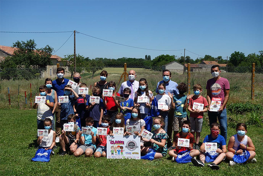 Photo de la classe de CM1-CM2 de l'école du Lac