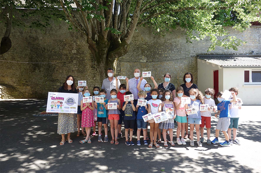 Photo de la classe de CP-CE1 de l'école Damien Allard - Jules Ferry de Poitiers