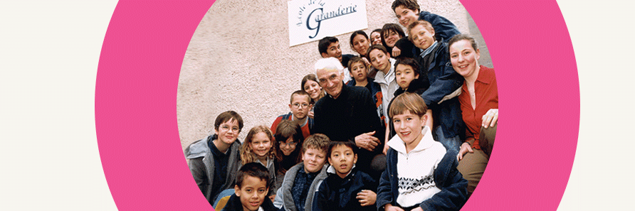 Antoine de la Garanderie et les élèves des débuts (1998)