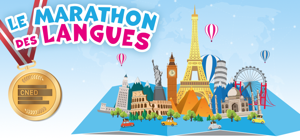 Jeu-concours le marathon des langues du 18 mars au 17 avril 2024