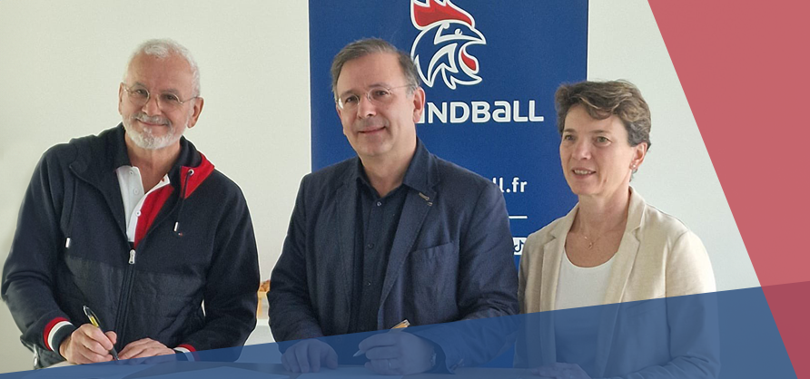 Signature de partenariat entre le Cned et la Fédération française de handball