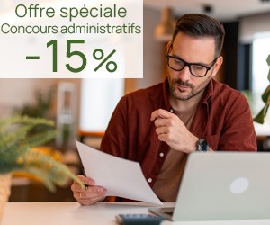 15% de réduction sur la préparation aux concours administratifs